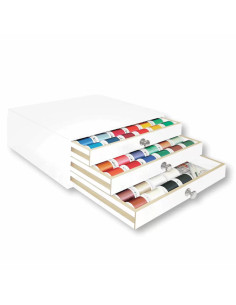 Caja de hilos para bordar a máquina Rayon Madeira 1000 m