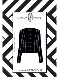 Patrón de chaqueta Metropolis - Maison Fauve 2