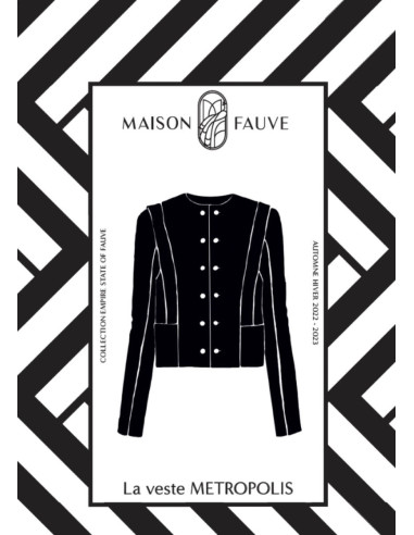 Patrón de chaqueta Metropolis - Maison Fauve