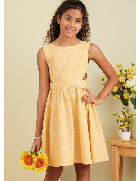 Patrón de vestido, pelele y mono - Butterick 6908