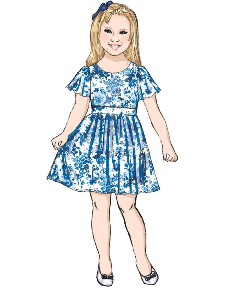 Patrón de vestido, pelele y mono - Butterick 6908