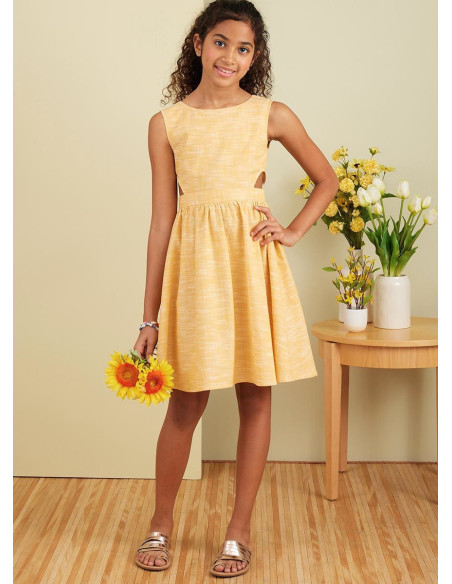 Patrón de vestido, pelele y mono - Butterick 6908