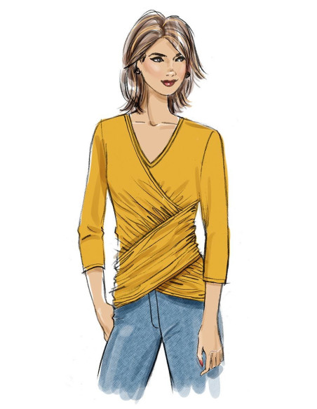 Patrón de suéter de punto - Butterick 6909