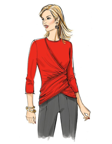 Patrón de suéter de punto - Butterick 6909