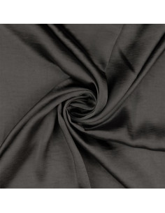 Tejido satén deluxe tacto seda - Gris oscuro