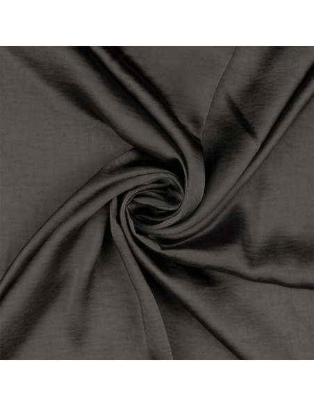 Tejido satén deluxe tacto seda - Gris oscuro