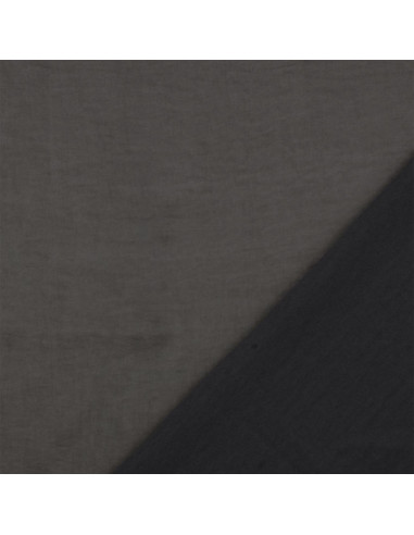 Tejido satén deluxe tacto seda - Gris oscuro