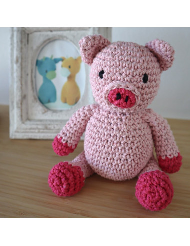 Kit de crochet - Maggie el cerdito