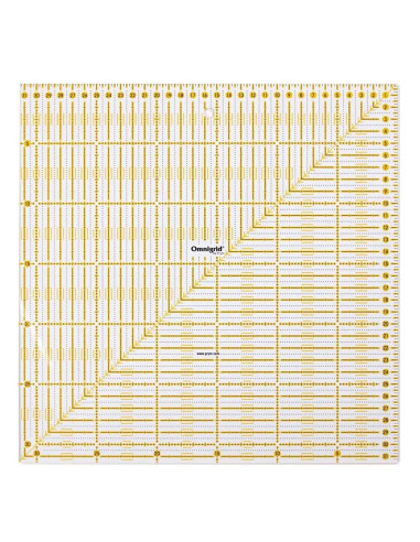 Regla de patchwork Omnigrid universal 31,5 x 31,5 cm