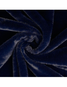 Tejido de piel sintética - Azul marino