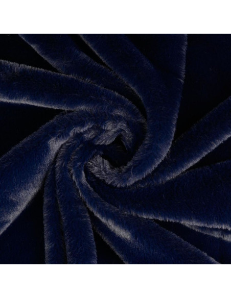 Tejido de piel sintética - Azul marino