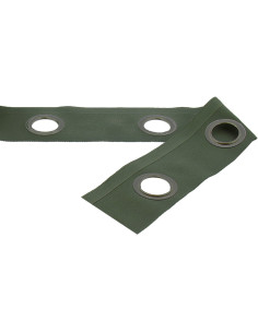 Banda con ojales cañón de fusil - Verde salvia
