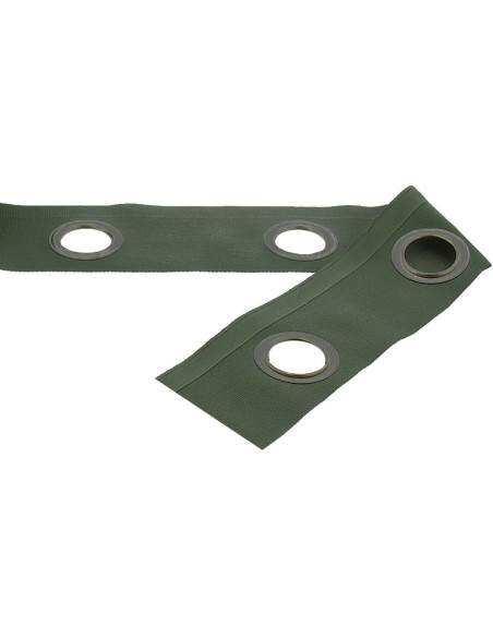 Banda con ojales cañón de fusil - Verde salvia
