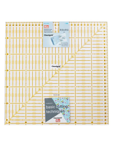 Regla de patchwork Omnigrid universal 31,5 x 31,5 cm