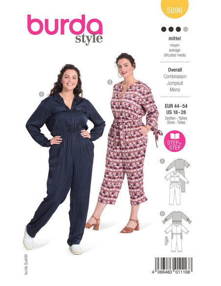 Patrón de combinación - Burda 5896