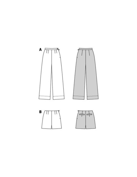 Patrón de pantalón - Burda 5898