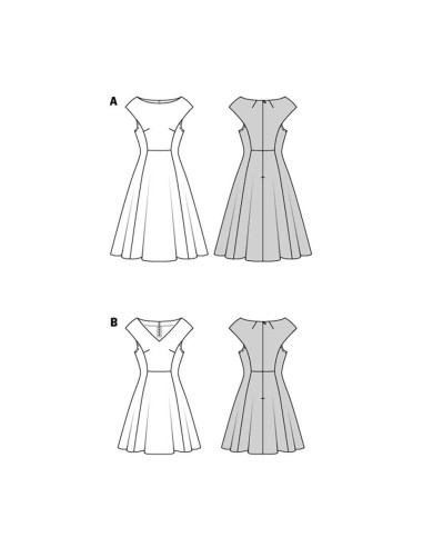 Patrón de vestido - Burda 5901