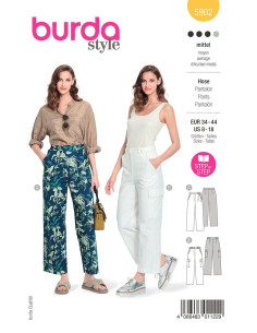Patrón de pantalón - Burda 5902
