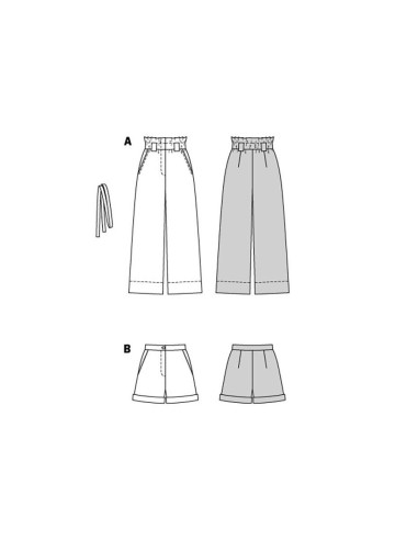 Patrón de pantalón - Burda 5912