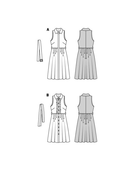 Patrón de vestido - Burda 5916