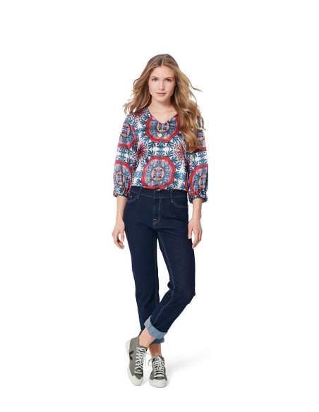 Patrón de blusa - Burda 5924