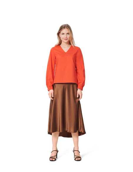 Patrón de blusa - Burda 5924