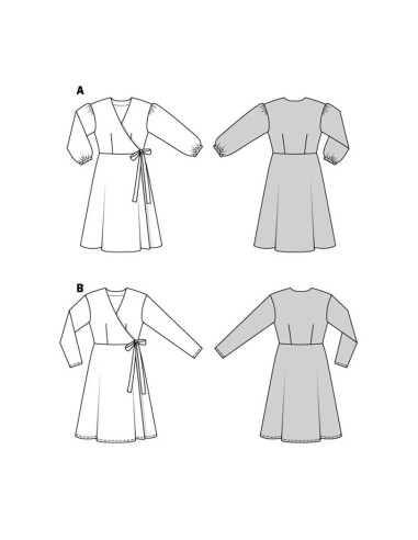 Patrón de vestido - Burda 5933