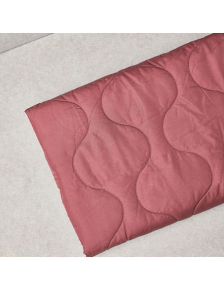 Tejido acolchado repelente al agua Wave - Rosa palo