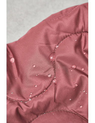 Tejido acolchado repelente al agua Wave - Rosa palo