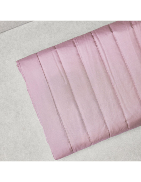 Tejido acolchado repelente al agua Strip - Lila
