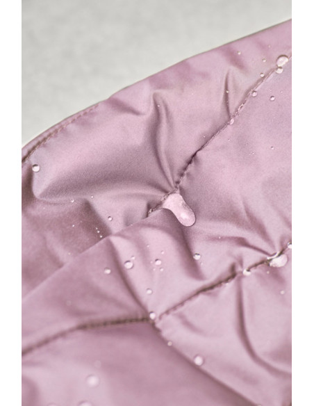 Tejido acolchado repelente al agua Strip - Lila