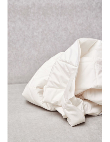 Tejido acolchado repelente al agua Gem - Blanco crema