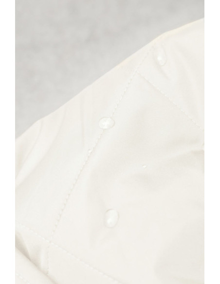 Tejido acolchado repelente al agua Gem - Blanco crema
