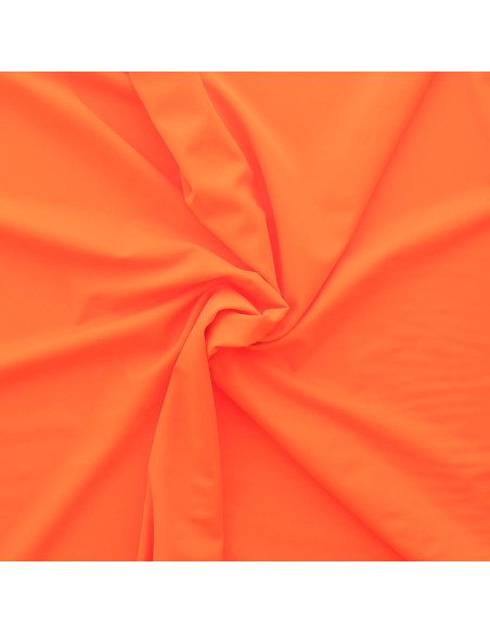 Tejido de lycra para traje de baño - Naranja fluorescente