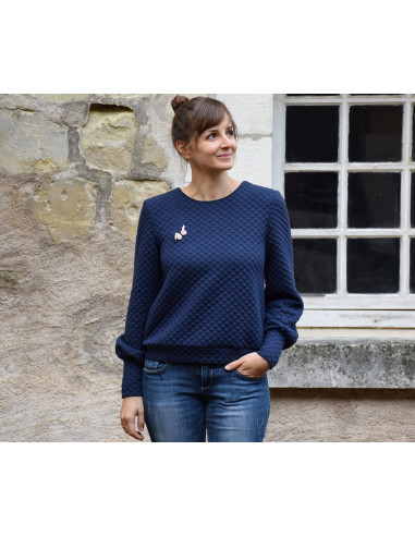 Patrón de suéter Téthys - Anna Rose patterns