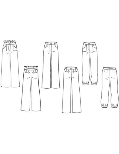 Patrón de pantalón Dulce - Anna Rose patterns