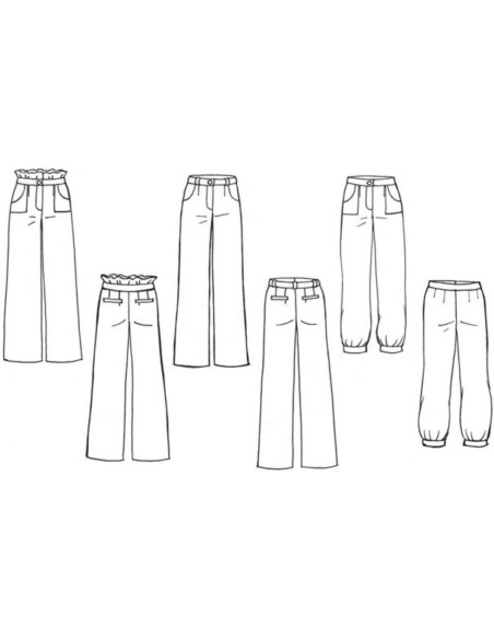 Patrón de pantalón Dulce - Anna Rose patterns