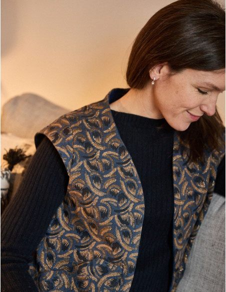 Patrón de chaleco o chaqueta Berger - Atelier Scämmit