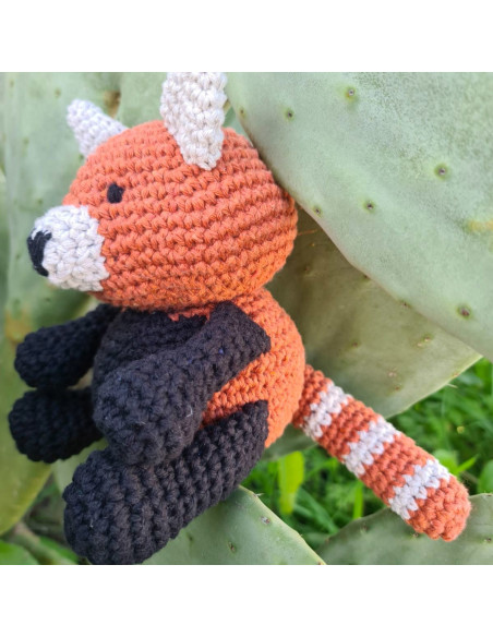 Kit de crochet - Ling el panda rojo