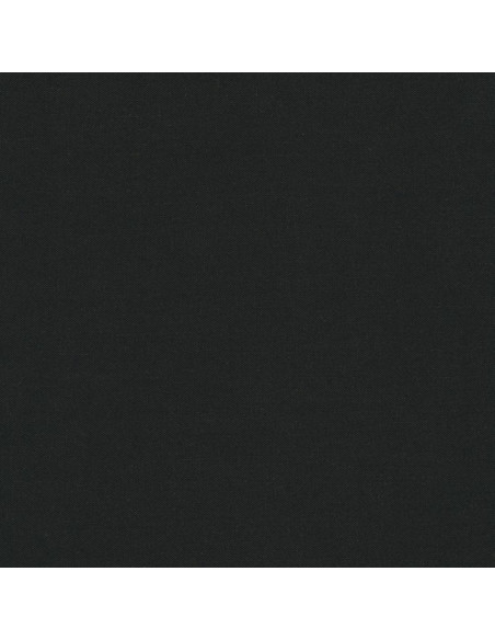 Tela de algodón lisa patchwork Kona - Negro