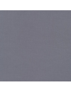 Tela de algodón lisa patchwork Kona - Gris Medio