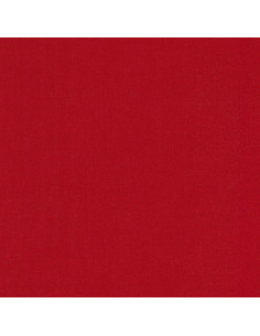 Tela de algodón lisa patchwork Kona - Rojo Intenso