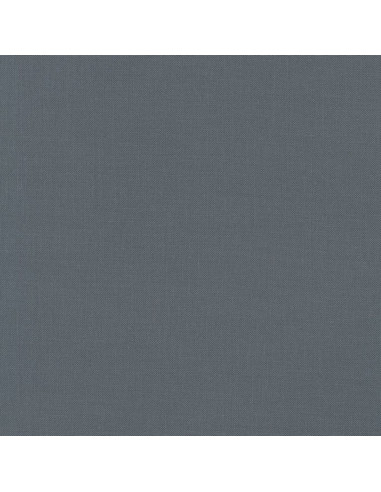 Tejido de algodón liso patchwork Kona - Steel