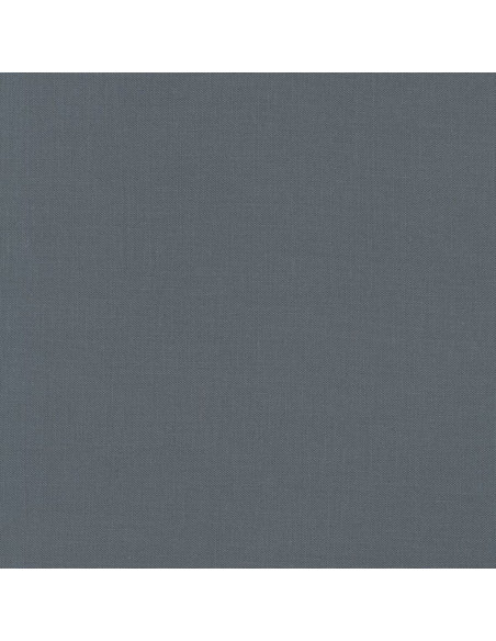Tejido de algodón liso patchwork Kona - Steel