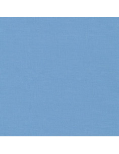 Tejido de algodón liso patchwork Kona - Candy Blue