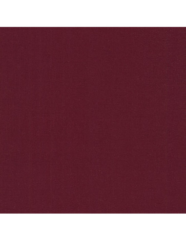 Tela de algodón lisa patchwork Kona - Burdeos