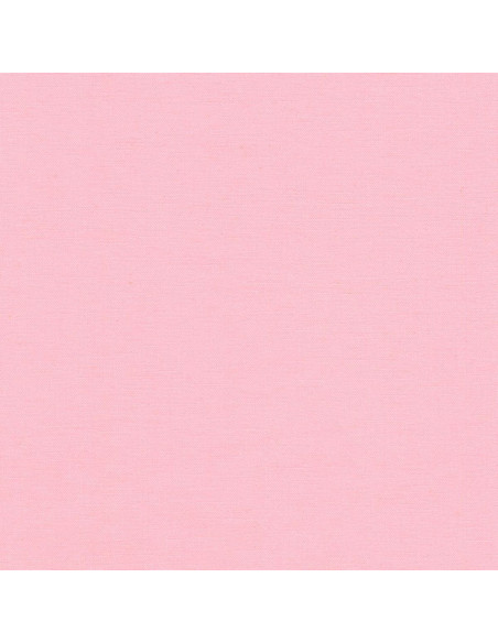 Tela de algodón lisa patchwork Kona - Rosa Bebé