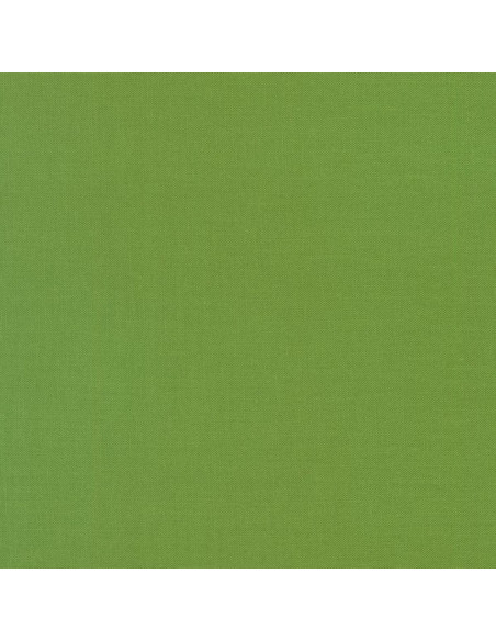 Tela de algodón lisa patchwork Kona - Verde Hierba