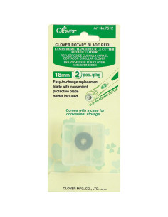 2 cuchillas de repuesto para cortador Clover - 18 mm