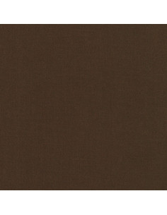 Tejido de algodón liso patchwork Kona - Coffee